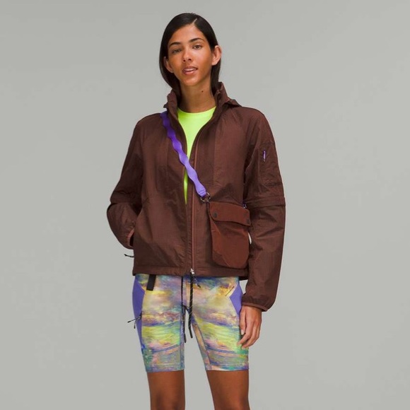 NWT lululemon convertible ripstop hiking jacket 6 - ancient copper - Picture 4 of 11